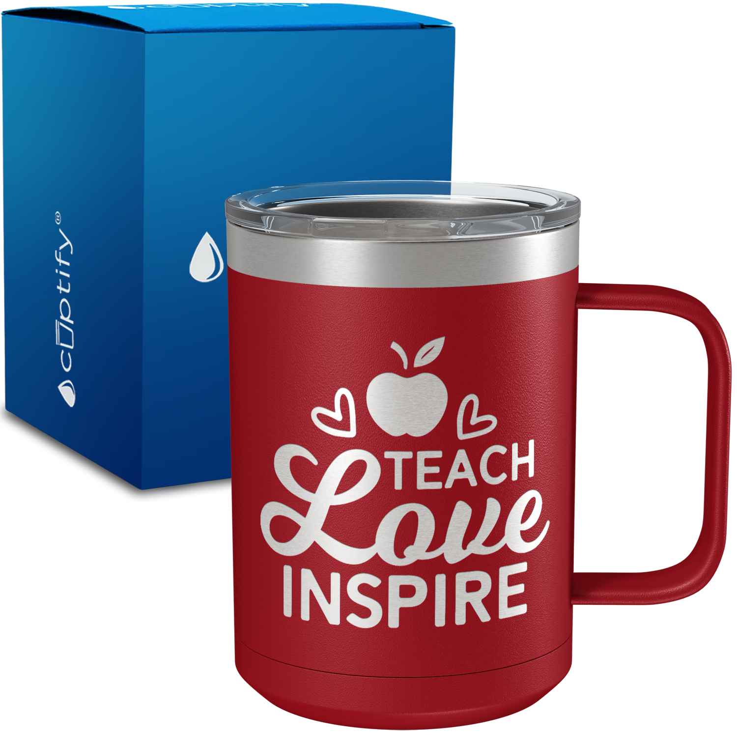 Teach Love Inspire 15oz Stainless Steel Mug