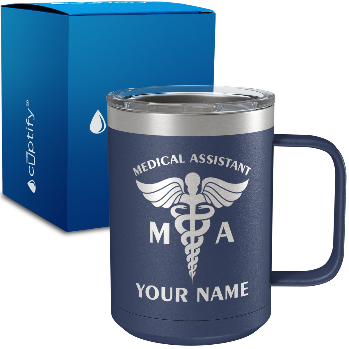 MA Medical Assistant 15oz Stainless Steel Mug