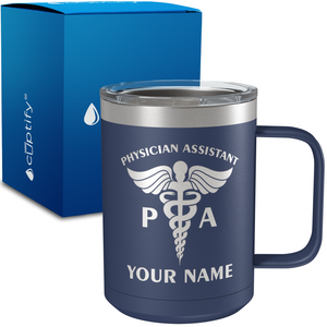 PA Physicians Assistant 15oz Stainless Steel Mug