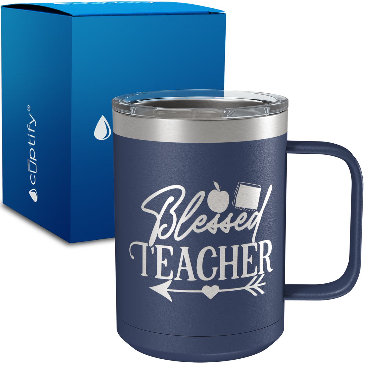 Blessed Teacher 15oz Stainless Steel Mug