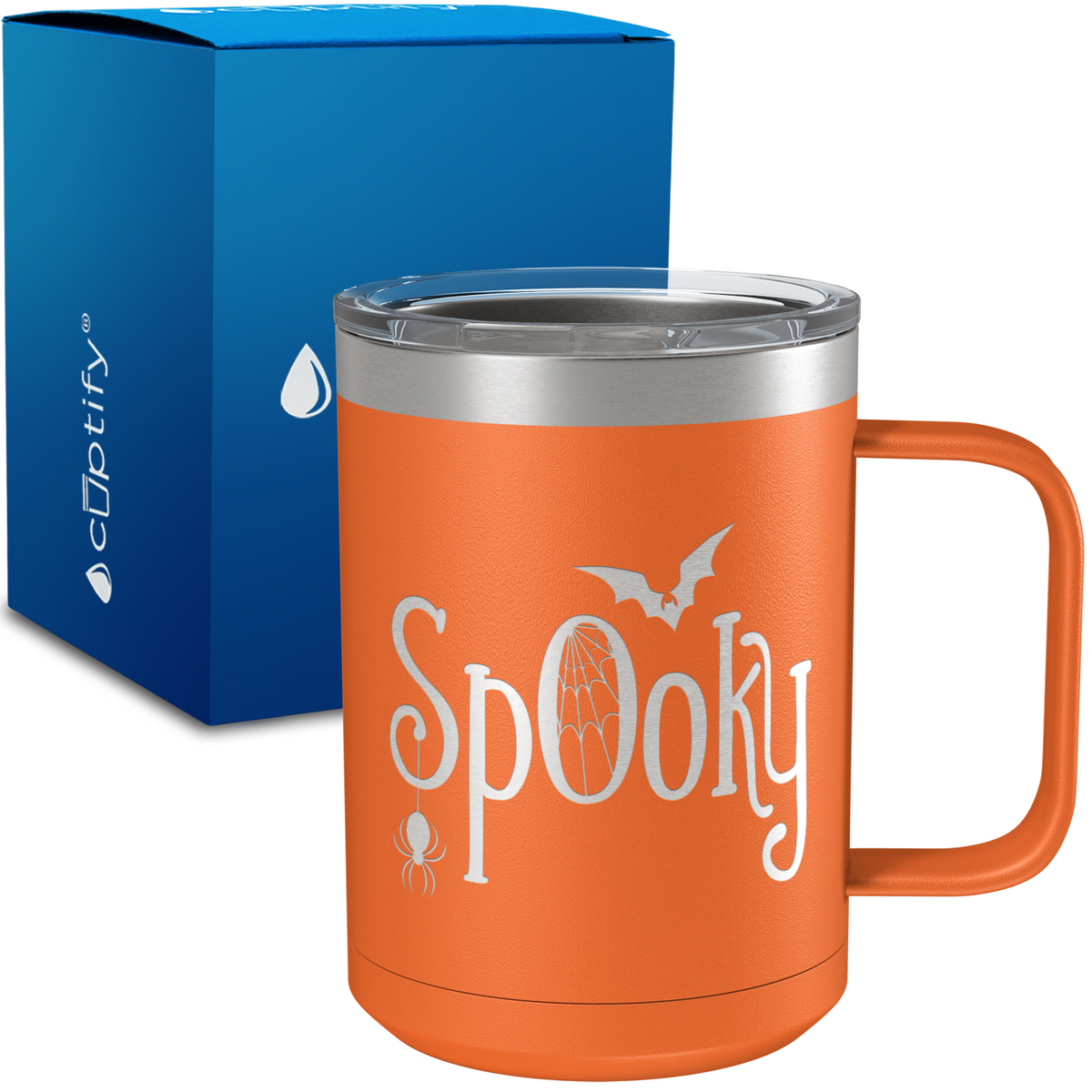 Spooky 15oz Stainless Halloween Coffee Mug