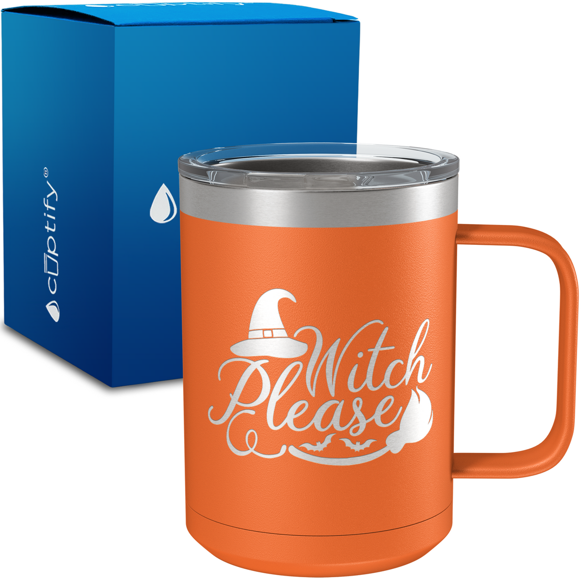 Witch Please 15oz Stainless Halloween Coffee Mug