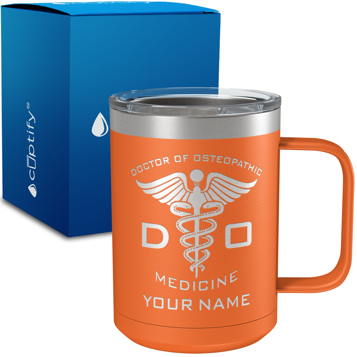 DO Doctor of Osteopathic Personalized 15oz Stainless Steel Mug