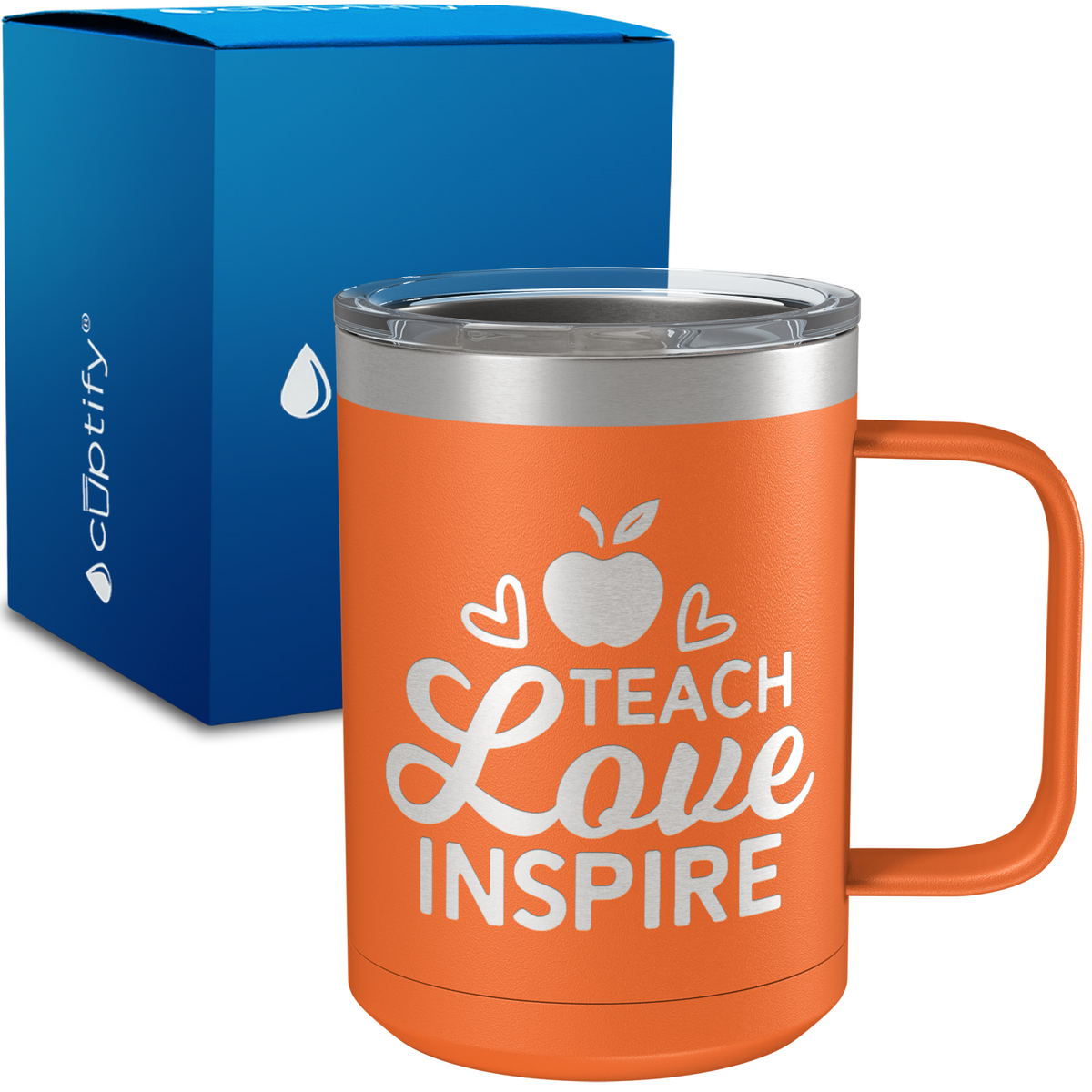 Teach Love Inspire 15oz Stainless Steel Mug