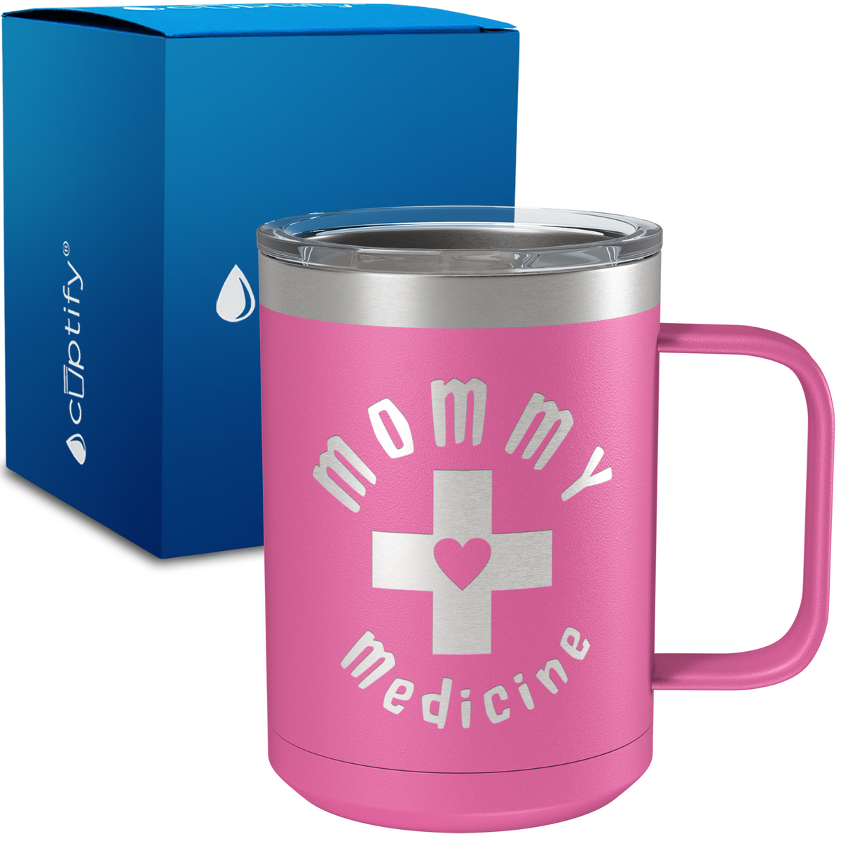 Mommy Medicine 15oz Stainless Steel Mug