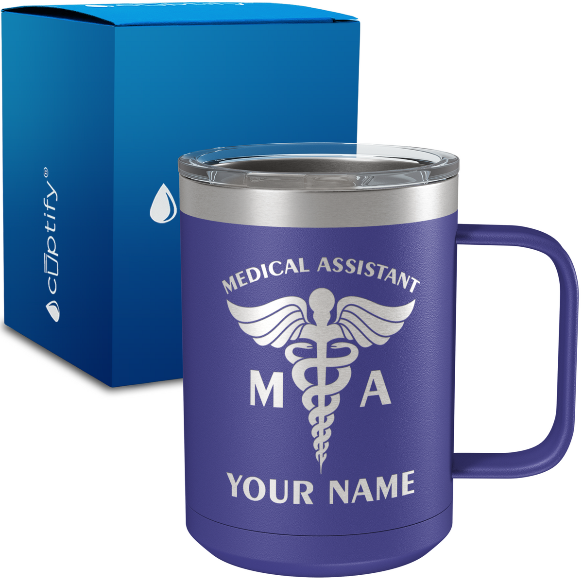 MA Medical Assistant 15oz Stainless Steel Mug