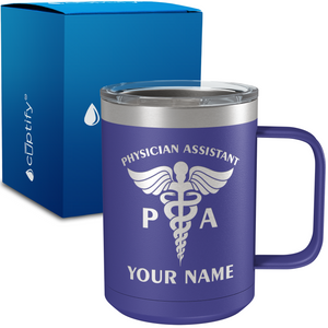 PA Physicians Assistant 15oz Stainless Steel Mug