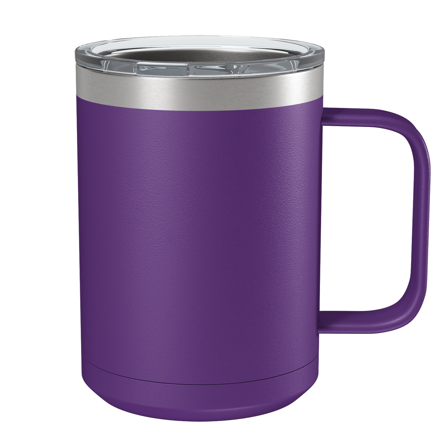 Custom 15oz Purple Stainless Steel Coffee Mug