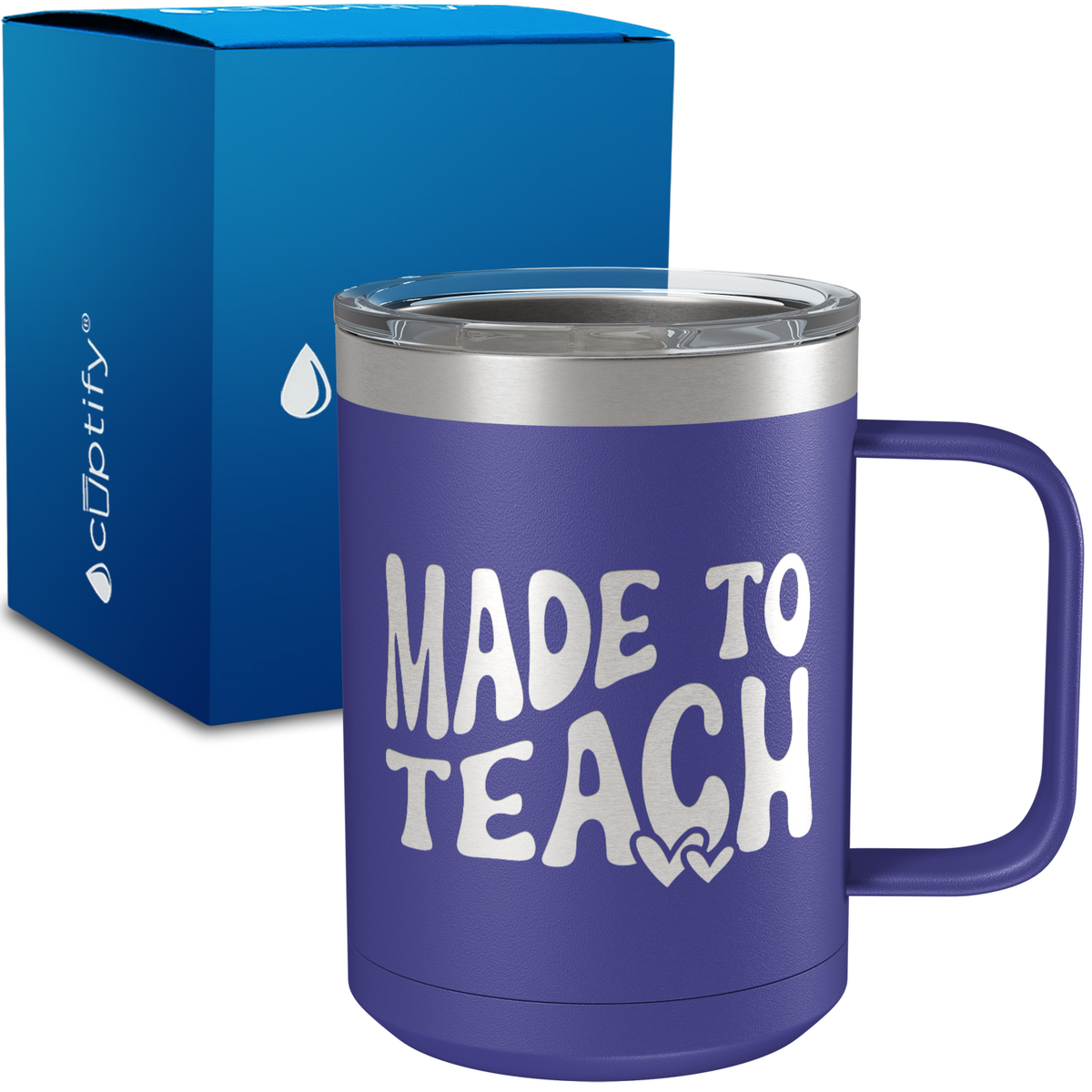 Made to Teach 15oz Stainless Steel Mug