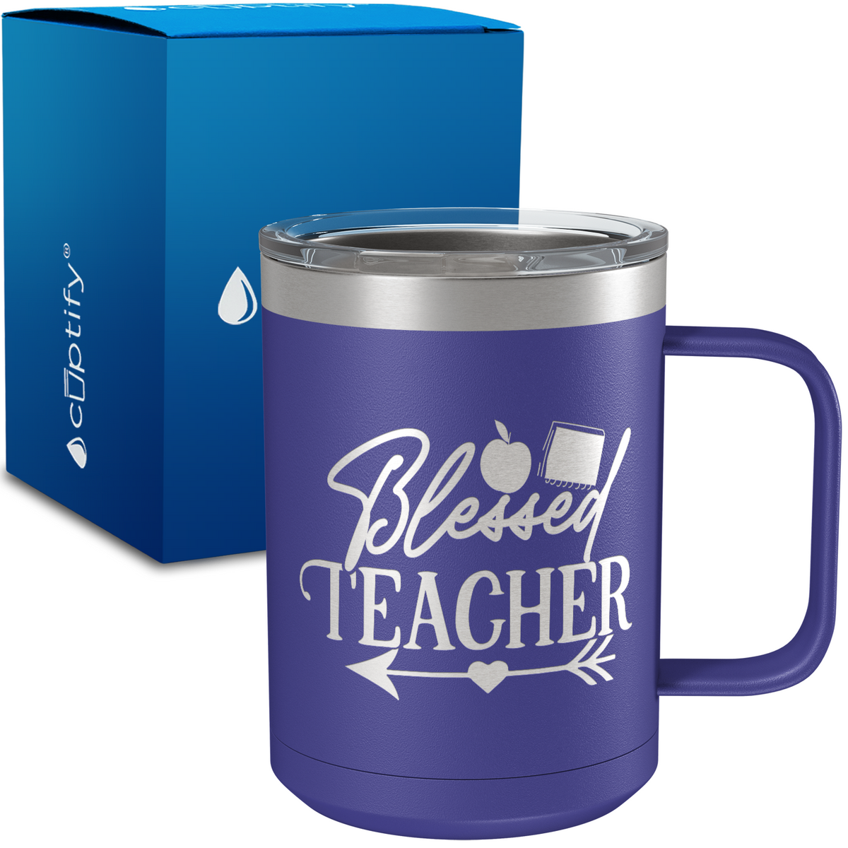 Blessed Teacher 15oz Stainless Steel Mug