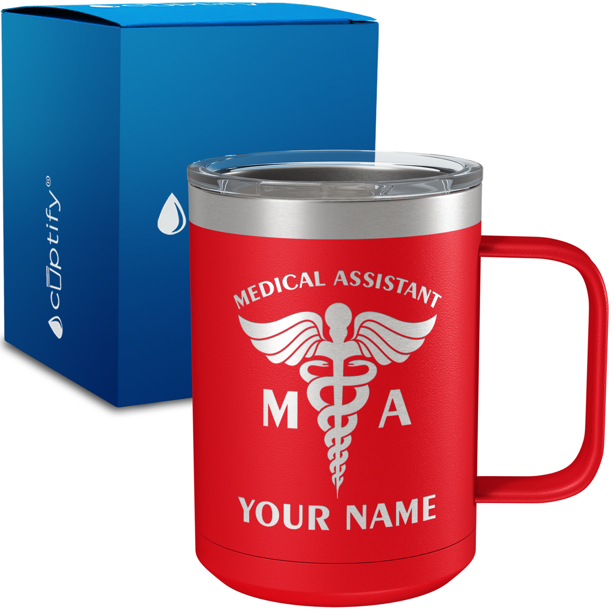 MA Medical Assistant 15oz Stainless Steel Mug
