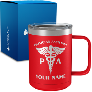PA Physicians Assistant 15oz Stainless Steel Mug