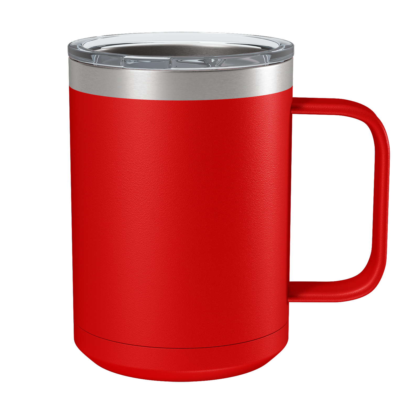 Custom 15oz Red Stainless Steel Coffee Mug