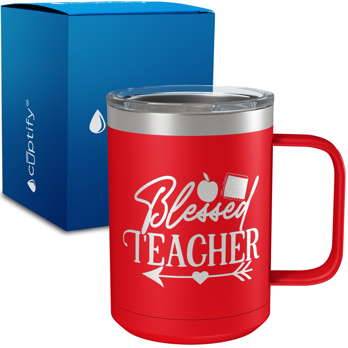 Blessed Teacher 15oz Stainless Steel Mug