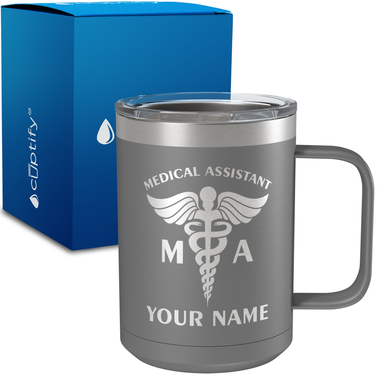 MA Medical Assistant 15oz Stainless Steel Mug
