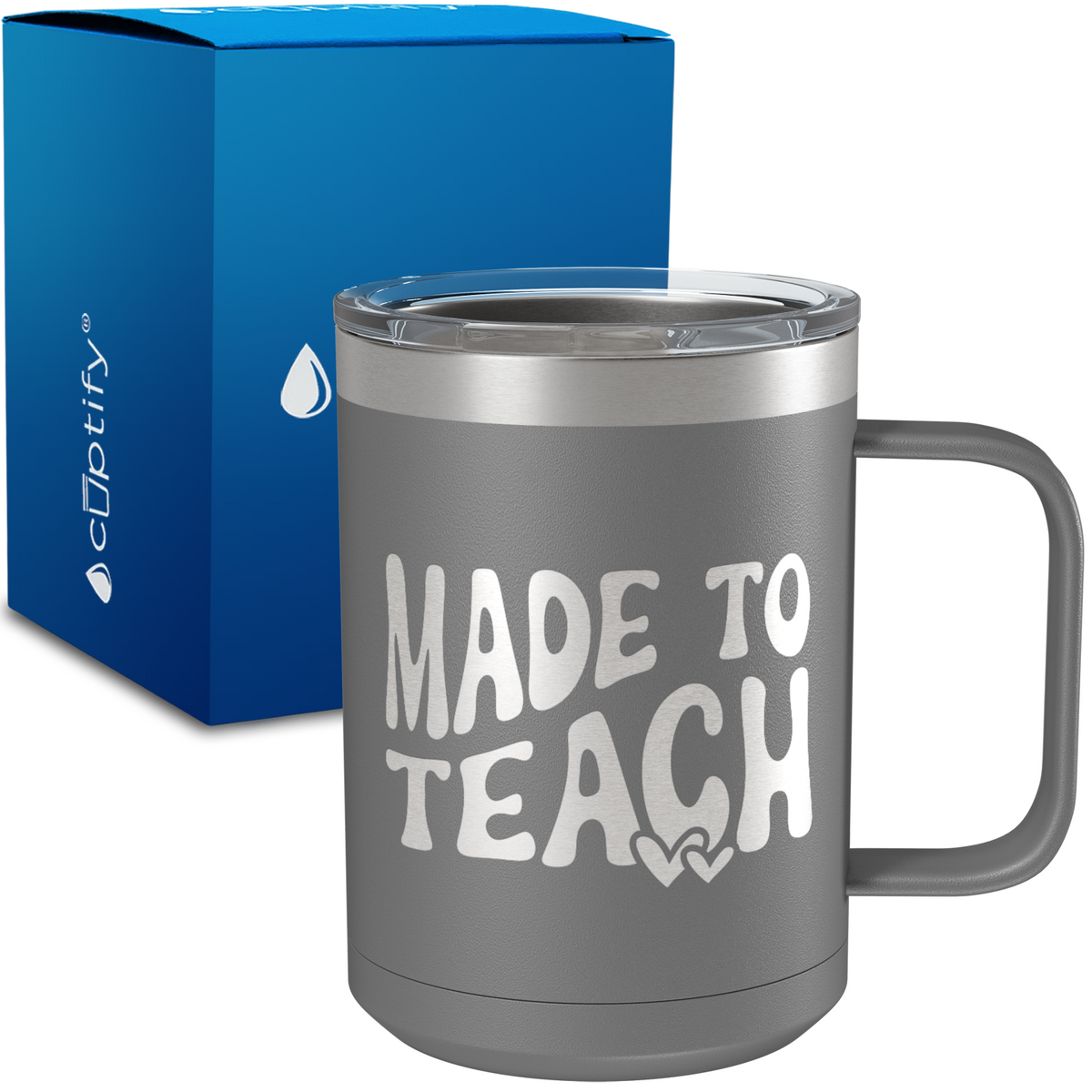 Made to Teach 15oz Stainless Steel Mug