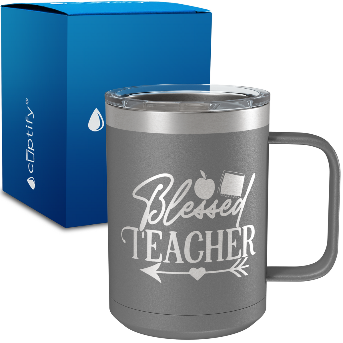 Blessed Teacher 15oz Stainless Steel Mug