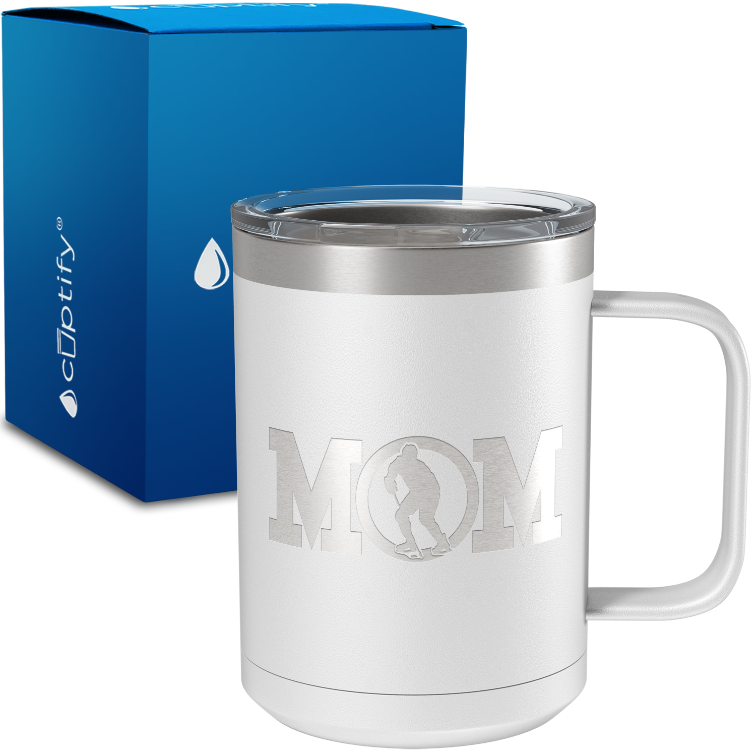 Hockey Mom 15oz Stainless Steel Mug