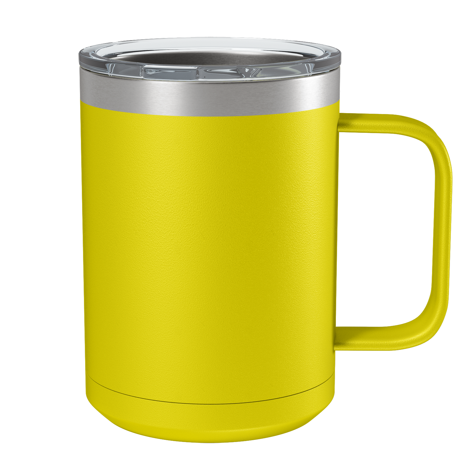 Custom 15oz Yellow Stainless Steel Coffee Mug