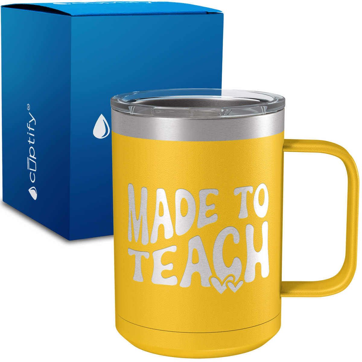 Made to Teach 15oz Stainless Steel Mug