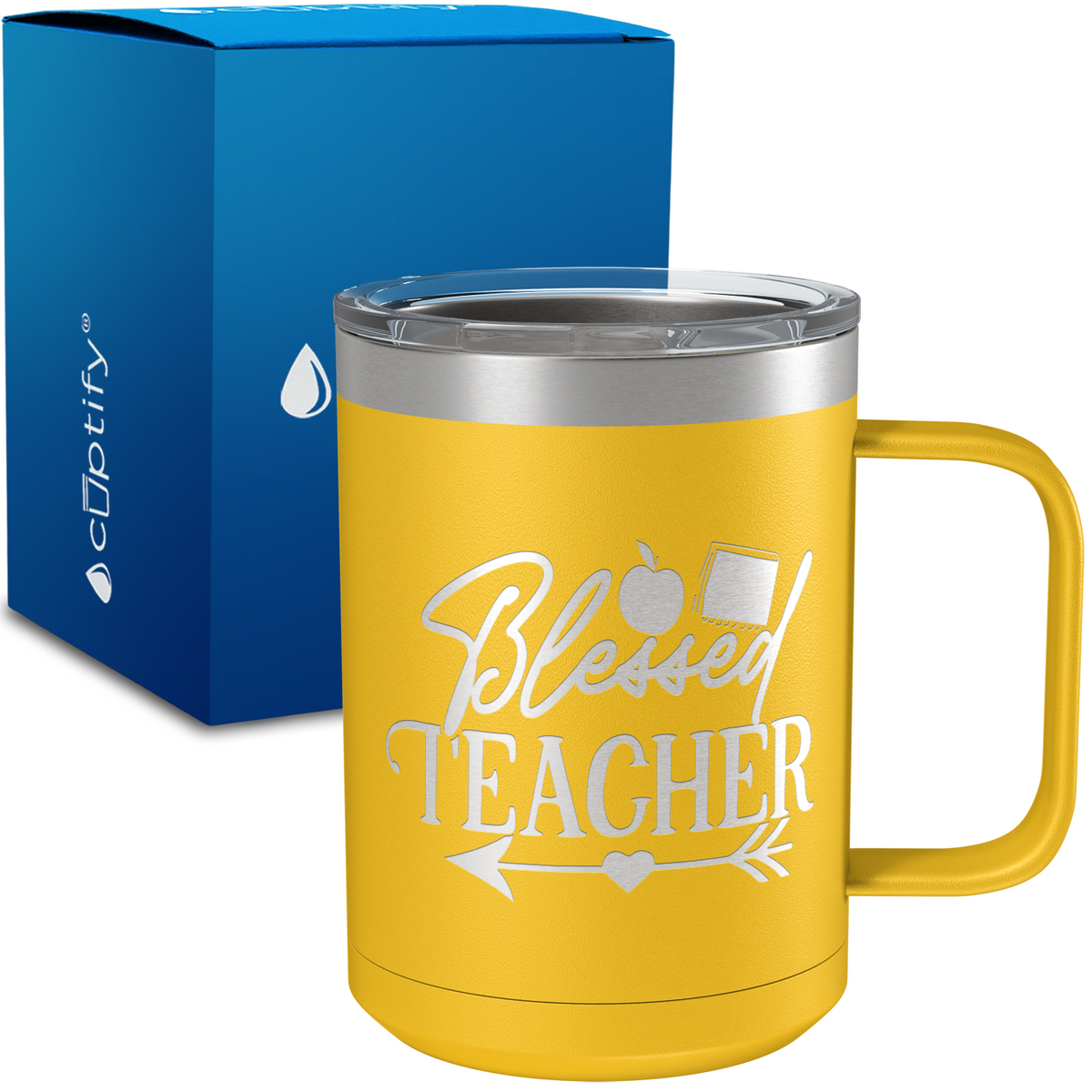 Blessed Teacher 15oz Stainless Steel Mug
