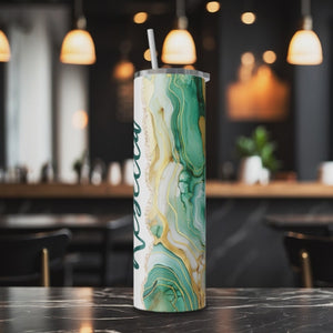 Personalized Aquamarine Dream 20oz Skinny Tumbler