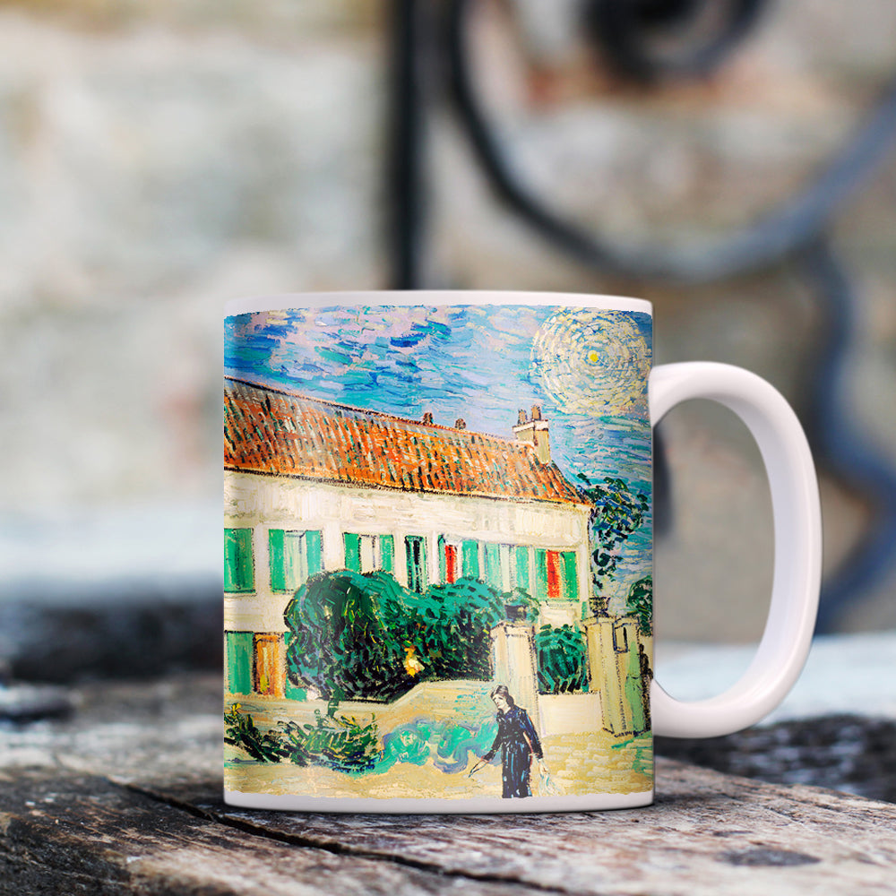 Van Gogh White House at Night 11oz Ceramic Coffee Mug