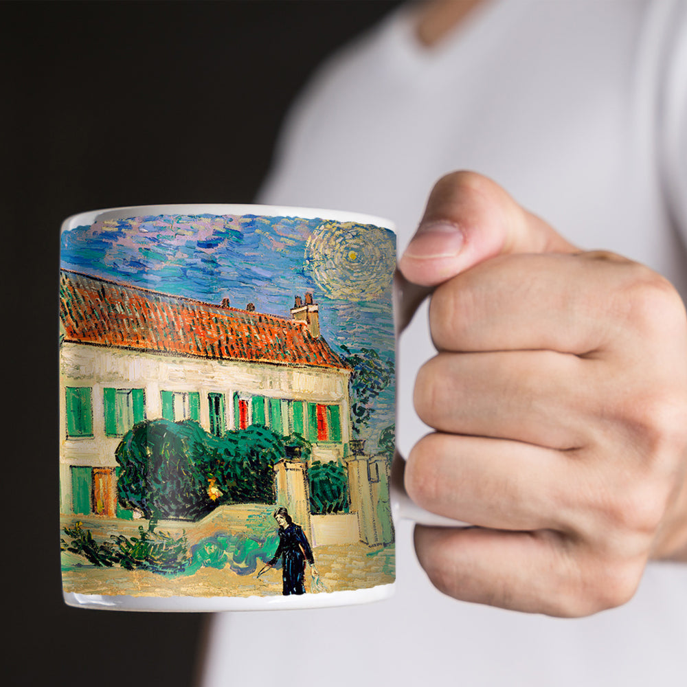 Van Gogh White House at Night 11oz Ceramic Coffee Mug