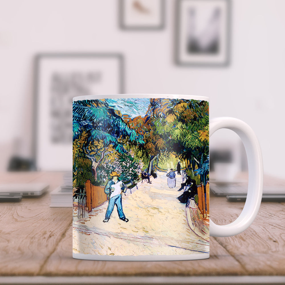 Van Gogh Entrance to the Public Gardens in Arles 11oz Ceramic Coffee Mug