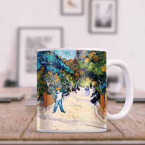 Van Gogh Entrance to the Public Gardens in Arles 11oz Ceramic Coffee Mug