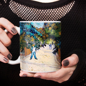 Van Gogh Entrance to the Public Gardens in Arles 11oz Ceramic Coffee Mug