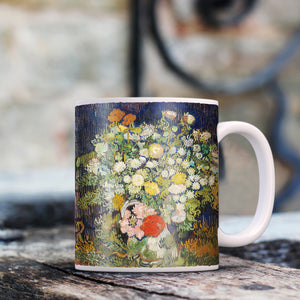 Van Gogh Bouquet of flowers in a vase 11oz Ceramic Coffee Mug