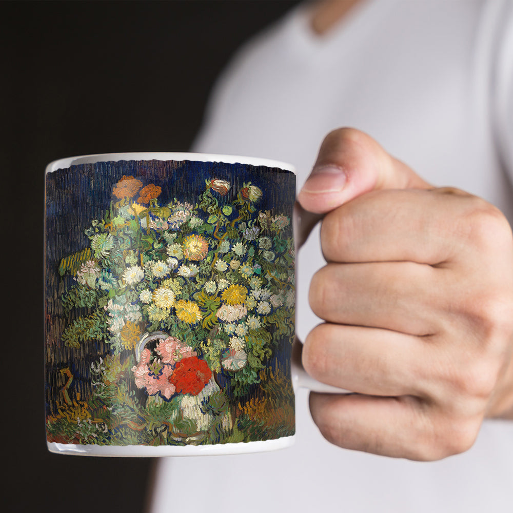 Van Gogh Bouquet of flowers in a vase 11oz Ceramic Coffee Mug