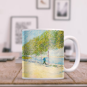 Van Gogh By the Seine 1887 11oz Ceramic Coffee Mug