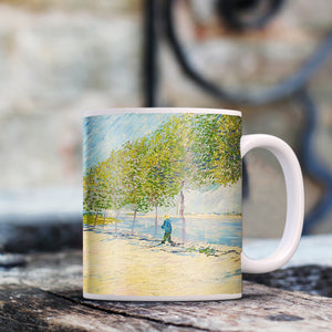 Van Gogh By the Seine 1887 11oz Ceramic Coffee Mug