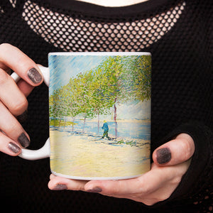 Van Gogh By the Seine 1887 11oz Ceramic Coffee Mug