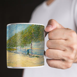 Van Gogh By the Seine 1887 11oz Ceramic Coffee Mug