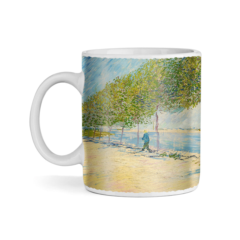 Van Gogh By the Seine 1887 11oz Ceramic Coffee Mug