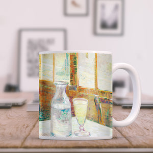 Van Gogh Cafe table with absinthe 11oz Ceramic Coffee Mug