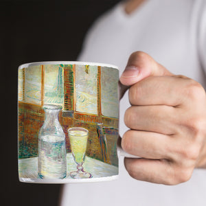 Van Gogh Cafe table with absinthe 11oz Ceramic Coffee Mug