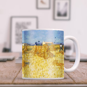 Van Gogh Corn Harvest in Provence 11oz Ceramic Coffee Mug