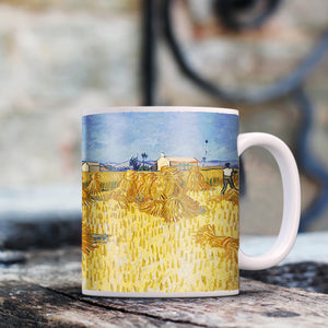 Van Gogh Corn Harvest in Provence 11oz Ceramic Coffee Mug