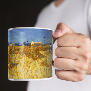 Van Gogh Corn Harvest in Provence 11oz Ceramic Coffee Mug