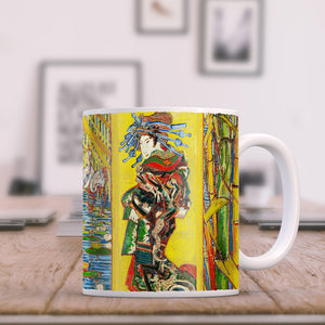 Van Gogh Courtesan after Eisen 11oz Ceramic Coffee Mug