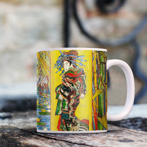 Van Gogh Courtesan after Eisen 11oz Ceramic Coffee Mug