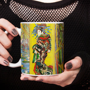 Van Gogh Courtesan after Eisen 11oz Ceramic Coffee Mug