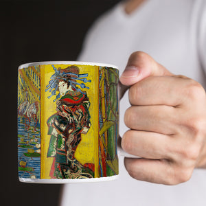 Van Gogh Courtesan after Eisen 11oz Ceramic Coffee Mug