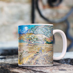 Van Gogh Enclosed Field with Peasant 11oz Ceramic Coffee Mug