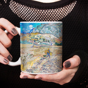 Van Gogh Enclosed Field with Peasant 11oz Ceramic Coffee Mug