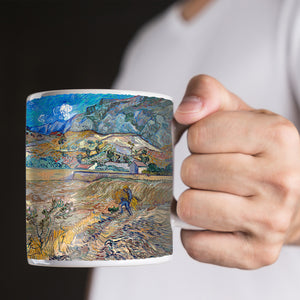 Van Gogh Enclosed Field with Peasant 11oz Ceramic Coffee Mug